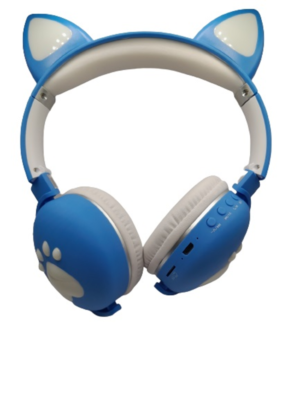 Ασύρματα ακουστικά - Cat Headphones - ME-2 - 961026 - ΜΠΛΕ