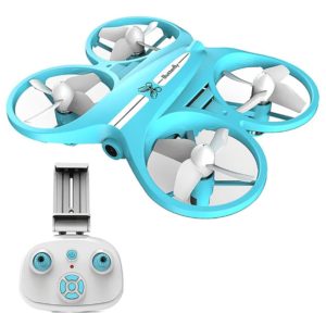 BUTTERFLY L6069 Mini RC Drone Aircraft 2.4GHz 720P HD Camera With LED Light Blue