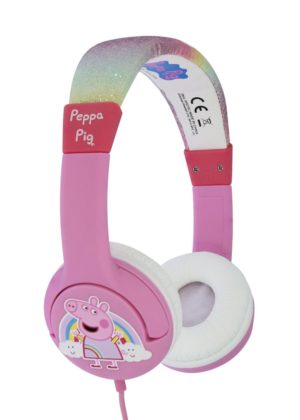OTL Peppa Pig Glitter Rainbow Peppa Kids Headphones Ενσύρματα Over Ear Παιδικά Ακουστικά PP0776 Ροζ