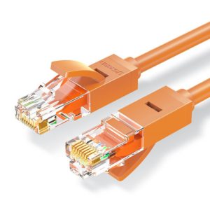 Ugreen Ethernet patchcord καλώδιο RJ45 Cat 6 UTP 1000Mbps 1 m - Πορτοκαλί NW102 80831