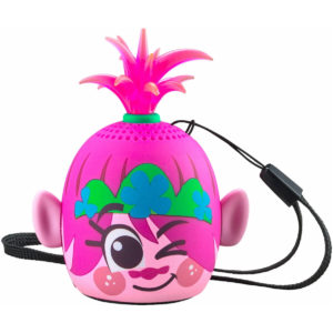 eKids Trolls World Tour Φορητό ηχείο Bluetooth για παιδιά με λουράκι καρπού ΡοζΜωβ Wi-B63PY.UEXv0M