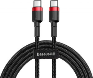 Baseus Type-c Cafule PD 2.0 60W flash charging cable 20V 3A 2m black-red CATKLF-H91