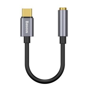 Baseus L54 Audio Adapter USB-C + mini jack 35mm Μαύρο- Γκρι CATL54-0G