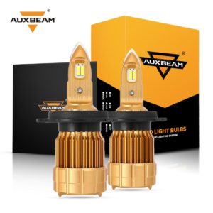 AUXBEAM 2pcsset H4 F-B1 Series LED Headlight Bulbs - 8000LM 6500K