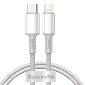 Baseus USB Type C - Lightning Καλώδιο φόρτισης 20W 1m - Λευκό CATLGD-02