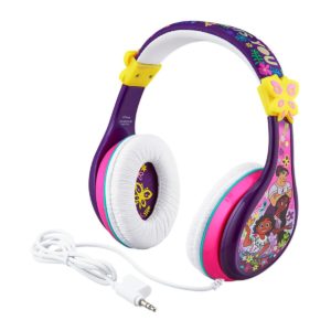 eKids Encanto Ενσύρματα Ακουστικά με ασφαλή μέγιστη ένταση ήχου για παιδιά και εφήβους EN-140 ΜωβΛευκόΡοζ