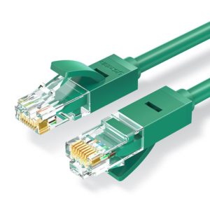 Ugreen Ethernet patchcord καλώδιο RJ45 Cat 6 UTP 1000Mbps 1 m - Πράσινο NW102 80833