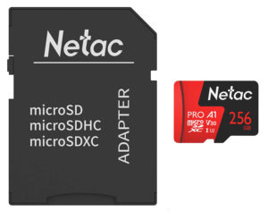 NETAC κάρτα μνήμης MicroSDXC P500 Extreme Pro 256GB 100MBs Class 10