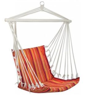 Μονή Αιώρα Πολυθρόνα Brazilian Garden Hammock Hanging Swinging Chair μεγίστου βάρους 120 Kg 56x47cm
