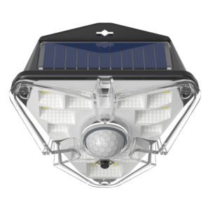 Baseus Ηλιακή λάμπα LED εξωτερικού χώρου με αισθητήρα κίνησης - Μαύρο DGNEN-A01