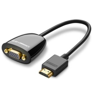 Ugreen unidirectional HDMI male σε VGA female cable adapter FHD Μαύρο MM105 40253