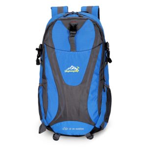 HUWAIJIANFENG Large Capacity Backpack Multi-functional Water Resistance Blue 35lt
