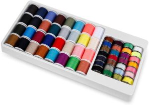 60 καρούλια χρωματιστές κλωστές 60PCS Reel Thread Hand Stitching Polyester Sewing Line multicolor