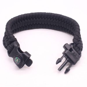 Survival Bracelet με πυξίδα σφυρίχτρα a2s