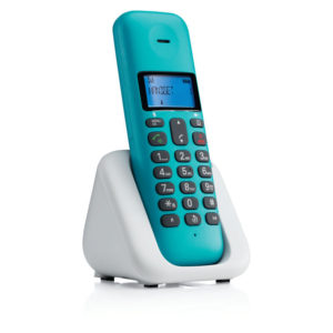 Motorola T301 Turquoise Ελληνικό Μενού Ασύρματο τηλέφωνο με ανοιχτή ακρόαση