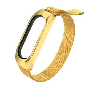 Replacment metal band bracelet strap for Xiaomi Mi Band 5 Mi Band 4 Mi Band 3 golden oem