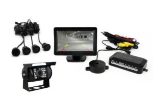 Parking Sensor and monitor and camera Αισθητήρες Παρκαρίσματος μαύροι με οθόνη και κάμερα για φορτηγό 24V pz609 OEM