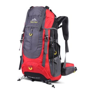 SOLDIERBLADE 65+5L Large Capacity Outdoor Hiking Backpack Red