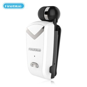Fineblue F - V2 white Retractable Wireless Bluetooth Earphones for Business