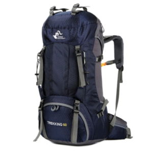 FREE KNIGHT 60L Μεγάλη Αδιάβροχη Τσάντα Mountaineering Bag Outdoor Backpack with Rain Cover Navy Blue