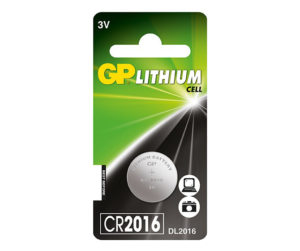 GP Batteries Μπαταρία Λιθίου CR2016 3V 80mAh 1 Τεμ.