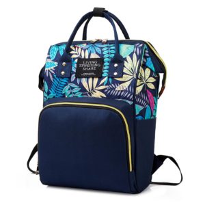 Z1926 Nappy Bag Huge Capacity Diaper Backpack for Mums - Μπλε