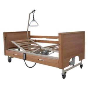 Νοσοκομειακό Ηλεκτρικό Κρεβάτι με Ξύλινο Σoμιέ Prisma 4 Πλήρες