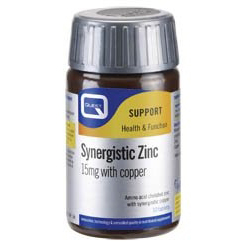 Quest Vitamins SYNERGISTIC ZINC 15mg with copper, 30tabs