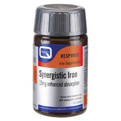 Quest Vitamins Synergistic IRON 15mg with B Complex Vitamin C, 30tabs