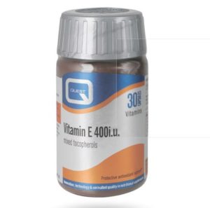 Quest Vitamins VITAMIN E 400i.u. Mixed tocopherols, 30caps