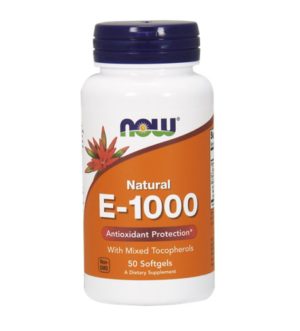 Now E-1000 IU Mixed Tocopherols, 50s.gels