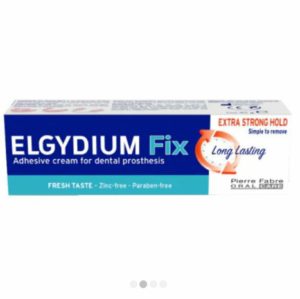 Elgydium Fix Extra Strong Hold Στερεωτική Κρέμα για Τεχνητές Οδοντοστοιχίες 45gr.