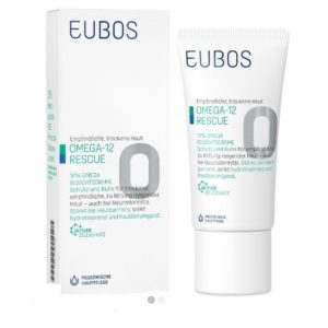 Eubos Omega-12 Rescue Ενυδατική Κρέμα Προσώπου Ημέρας για Ξηρές/Ευαίσθητες Επιδερμίδες κατά της Ερυθρότητας 50ml.
