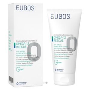 Eubos Omega 12% Hydro-Active Lotion Λοσιόν Σώματος για Καταπράυνση και Ανακούφιση του Δέρματος, 200ml.
