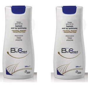 Omega Pharma Biocalpil Shampoo Against Hair Loss 200ml x2