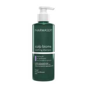 Pharmasept Scalp Biome Soothing Shampoo, Σαμπουάν με Πρεβιοτικά, για Ευαίσθητο Τριχωτό 400ml.