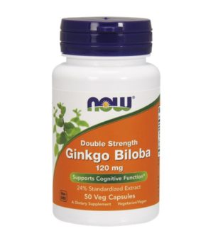 Now Ginkgo Biloba 120mg 50 φυτικές κάψουλες