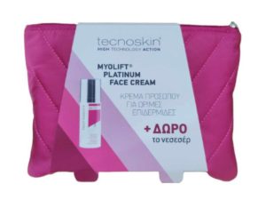 Tecnoskin Myolift Platinum Face Cream, Αντιγηραντική Κρέμα Προσώπου 50ml ΔΩΡΟ Νεσεσέρ.