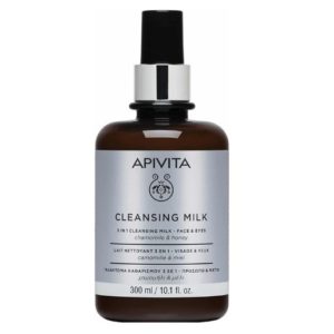 Apivita Cleansing Milk 3 in 1 with Chamomile Honey 300ml