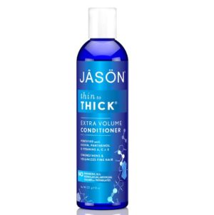 Jason Μαλακτική Κρέμα Μαλλιών,Thin to Thick, για έξτρα όγκο στα λεπτά και αδύναμα μαλλιά,237ml