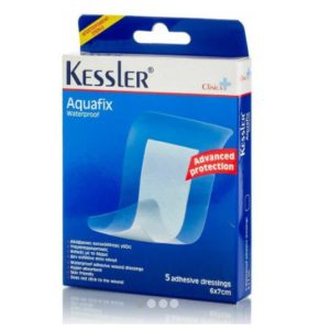 Kessler Clinica Aquafix Αδιάβροχα-Αποστειρωμένα Αυτοκόλλητα Επιθέματα Υποαλλεργικά 6x7cm 5τμχ