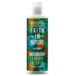 Faith in nature Μαλλακτική Κρέμα Μαλλιών με Βιολογικό Έλαιο Καρύδας, 400ml