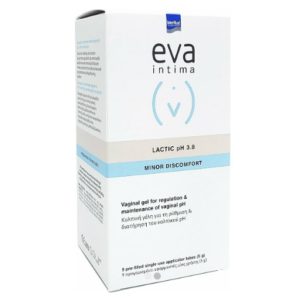 Intermed Eva Intima Minor Discomfort Lactic pH 3.8 Gel για την Ευαίσθητη Περιοχή 9 x 5ml.