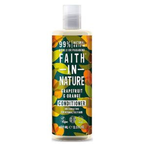Faith In Nature Μαλακτική Κρέμα Μαλλιών με Γκρειπφρουτ Πορτοκάλι 400ml.