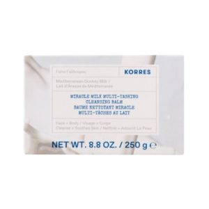 Korres Miracle Milk Multi-Tasking Απαλό Σαπούνι Καθαρισμού με για Πρόσωπο και Σώμα, με Γάλα Γαϊδούρας, 250gr.
