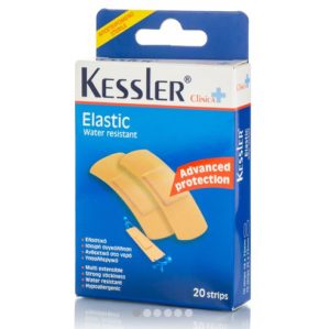 Kessler Aδιάβροχα και Αποστειρωμένα Αυτοκόλλητα Επιθέματα Clinica Elastic 20τμχ