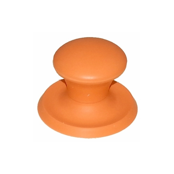 Πόμολο Πλαστικό Κωνικό Πορτοκαλί 40mm Ροζέτα 50mm