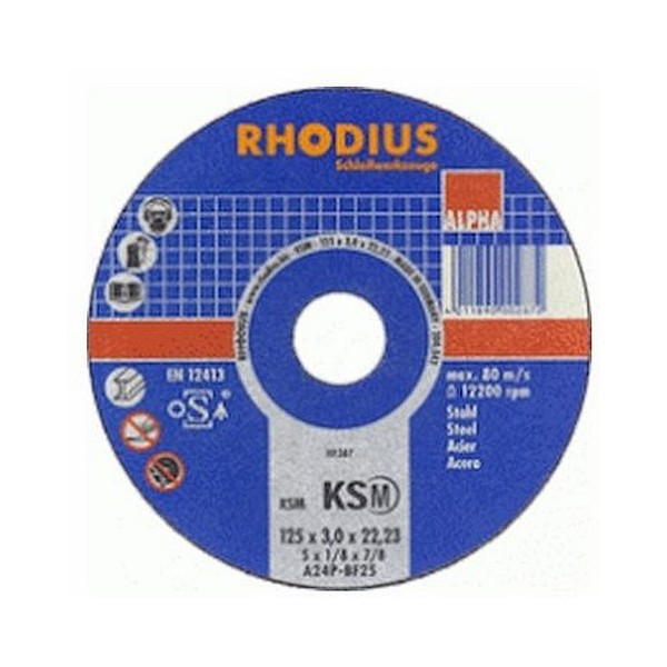 Δίσκος Κοπής Σιδήρου Φ180x3 KSM Rhodius