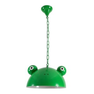 Παιδικό φωτιστικό μεταλλικό βάτραχος σε πράσινο χρώμα.