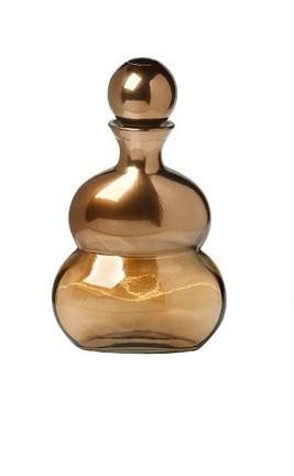 Μπουκάλι φυσητό γυάλινο Bronze Espiel 35x20 cm